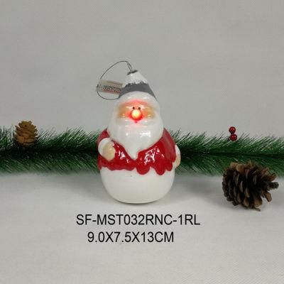 Beautiful Santa Shape Christmas Ball with LED Light