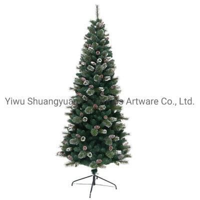 Green PVC Christmas Tree with Pine Needle for Decoration