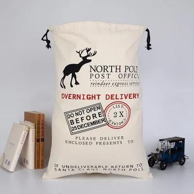Amazon Drawstring Bag 100% Cotton Santa Sack Christmas Gifts 2020