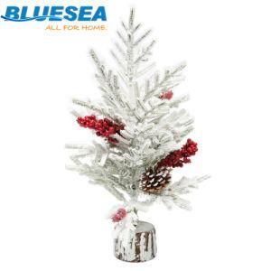 DIY Flocking Christmas Tree Decoration Desktop Mini Artificial Tree