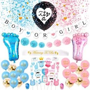 Boy or Girl Banner Gender Revealing Party Supplies Baby Shower Gifts