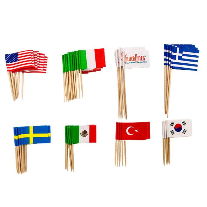 New Design Cocktail Toothpicks Flags