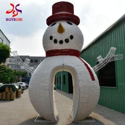 Decor Gigant Light up 3D LED Motif Outdoor Christmas Snowman