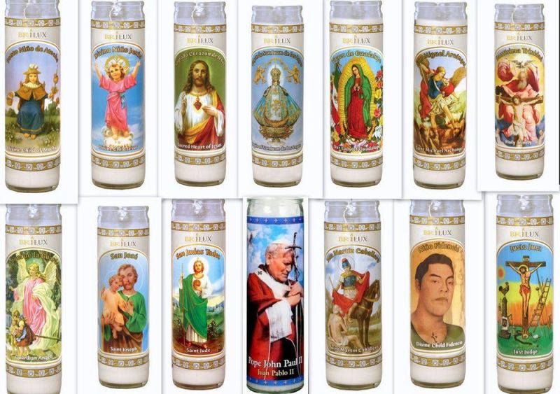Shop Online Glass Candle 7days Sainted Church Candle