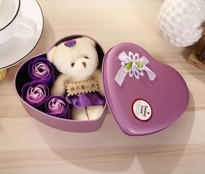 Artificial Soap Rose Flower Gifts Box Preserved Eternal Soap Roses 18PCS in a Box for Gifts Valentine&prime;s Day, Wedding, Anniversary, Christmas Day