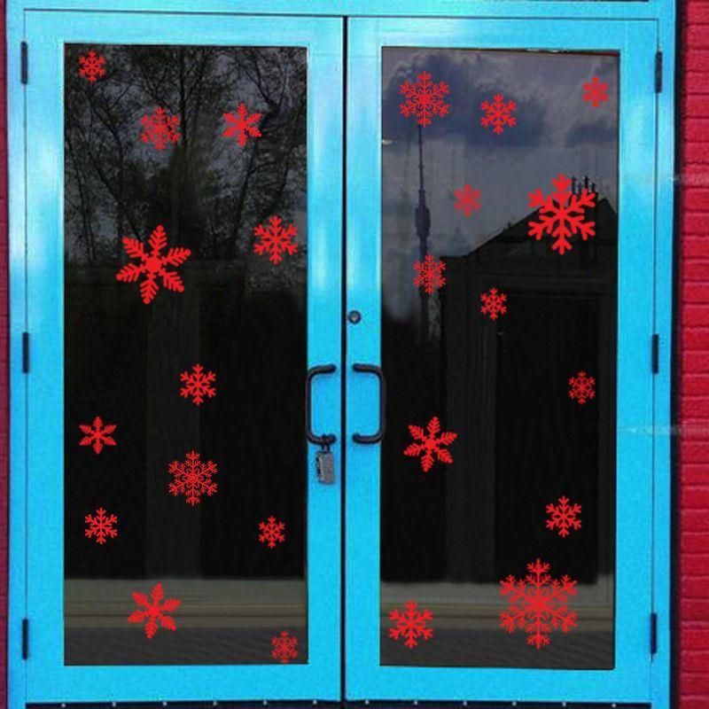 Christmas Snowflake Pattern Window Sticker Christmas Decoration