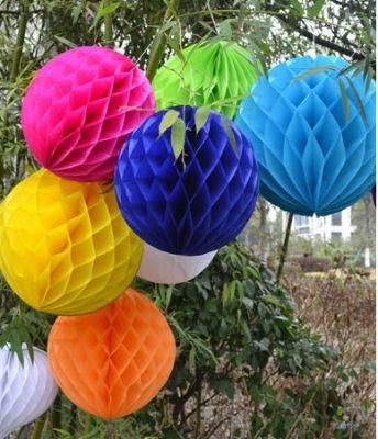 Wedding Tissue Paper Honeycomb Ball Decorations