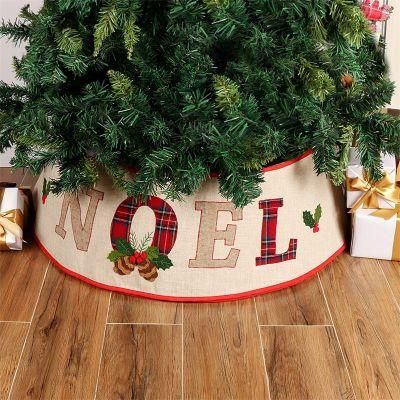 2020 Creative New Fashion English Alphabet Christmas Tree Skirt Christmas Gift Tree Skirt Christmas Tree Skirt Decoration