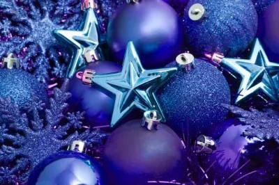 Blue Star Christmas Decorations