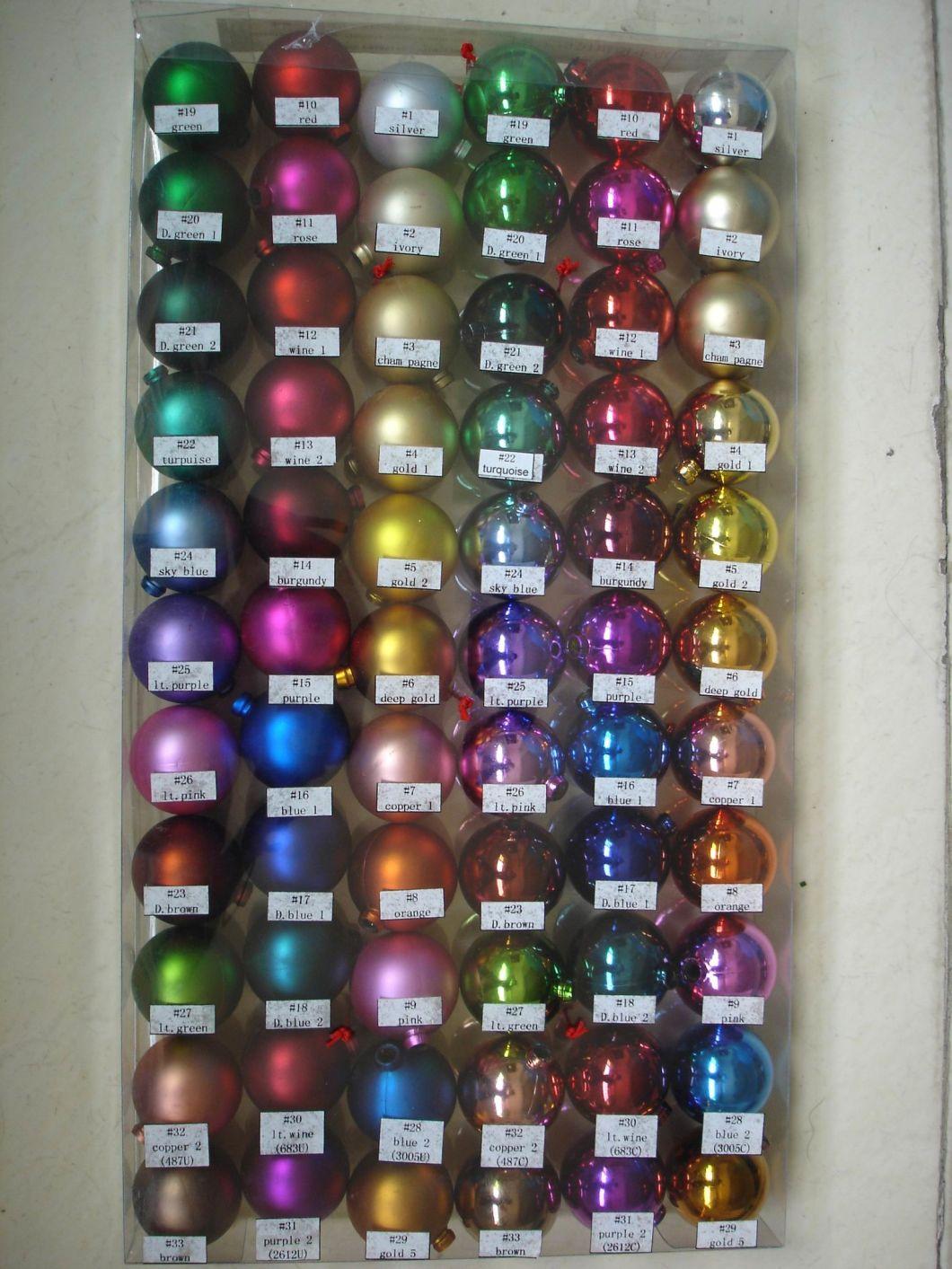 Christmas Ball, Size: 25mm-600mm Assorted Color, Shiny/Matte/Glitter