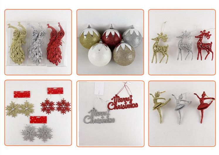 Decorative Pendant Snowman Car Socks Reindeer Christmas Ornament