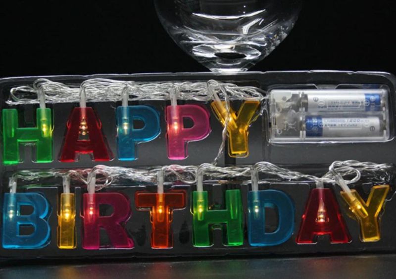 LED Letters Lights for Birthday Decorations