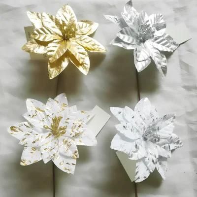 Decorative Artificial White Christmas Flower