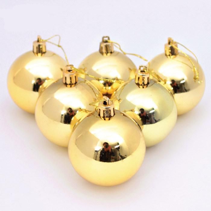 2020 Golden Christmas Plastic Ball