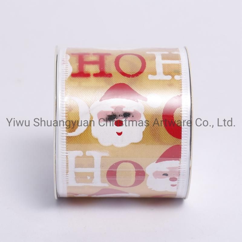Christmas Ribbon Decor for Holiday Wedding Party Decoration Supplies Hook Ornament Craft Gifts