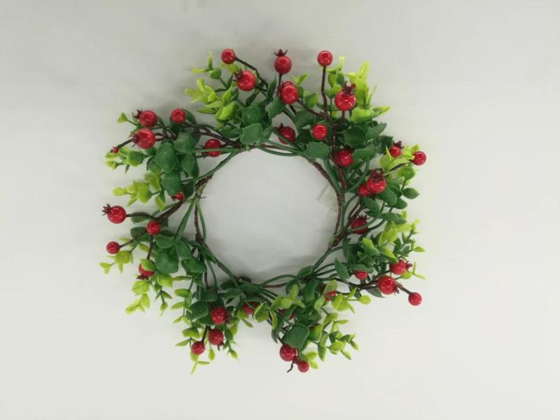 Factory Direct Supply Wedding Artificial Garland Baby Breath Flower Wreath