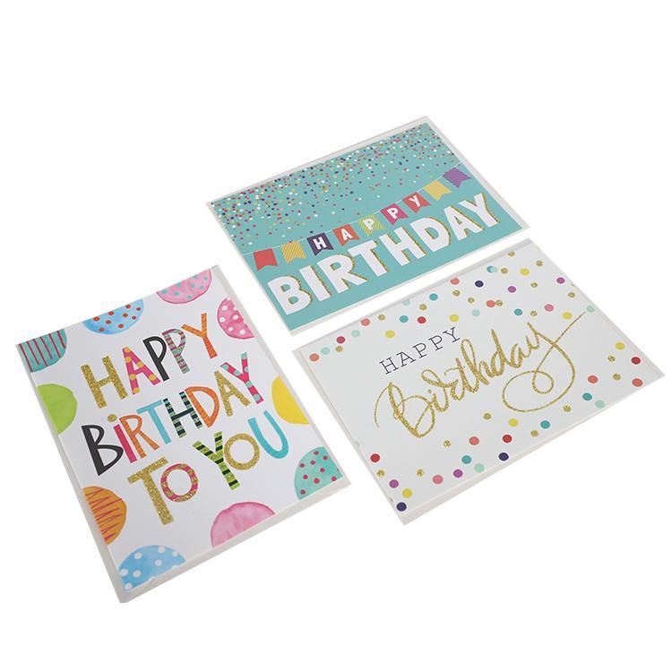 Wholesale Custom Fashion Greeting Cards Birthday Greeting Cards