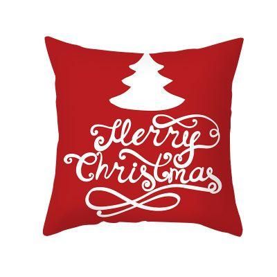 Christmas Pillow Covers Farmhouse Black and Red Buffalo Plaid Pillow Covers Holiday Rustic Linen Pillow Case for Sofa Couch Christmas Decor