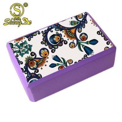 Eco-Friendly UV Printing EVA Yoga Block