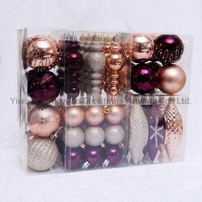 Artificial Christmas Hanging Balls for Holiday Wedding Party Decoration Supplies Hook Ornament Craft Gifts