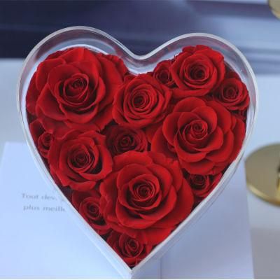 Eternal Rose Preserved Flower Rose Handmade Fresh Flower Rose for Valentine&prime;s Day Mother&prime;s Day Christmas Anniversary