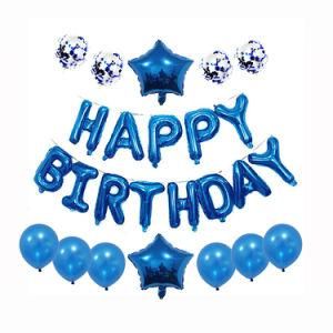 Birthday Party Decoration Kids Adult Foil Balloon Alphabet Latex Baloons
