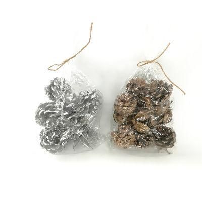Preserved Pine Cone Candle Ring Wreath Outdoor Decoration