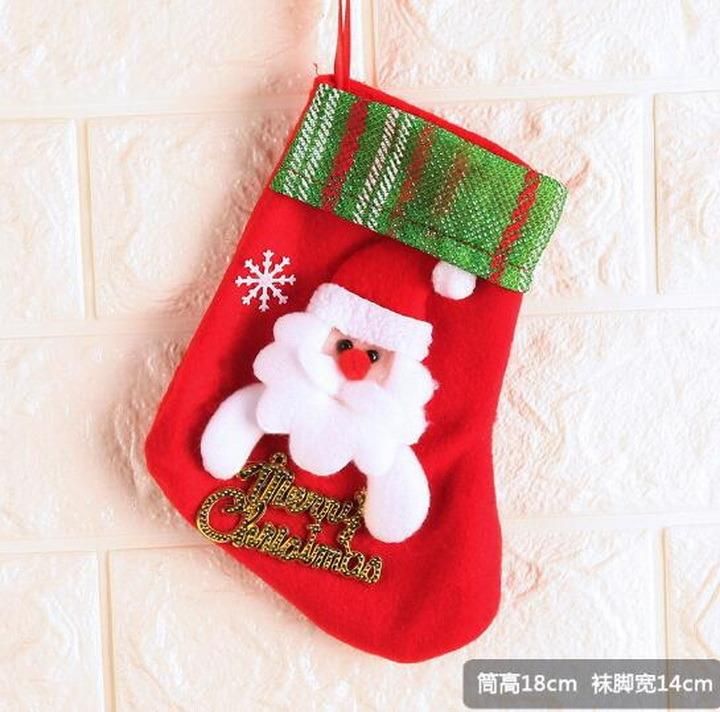 Christmas Decorations Santa Claus Small Socks