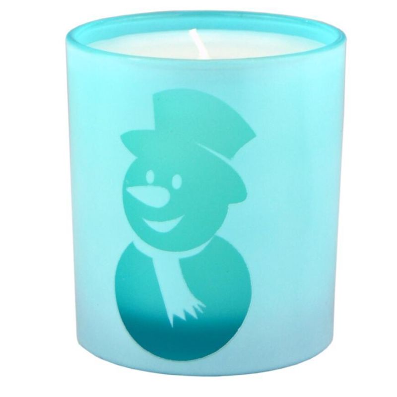 Cute Candle Holder Glass Jar Decorative Glass Tealight Candle Jar for Bathroom