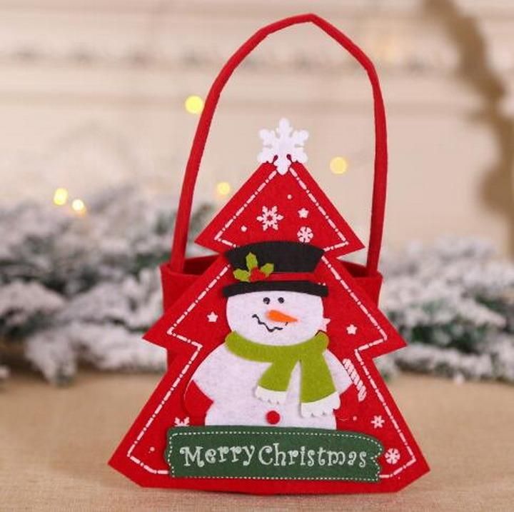 Christmas Felt Candy Gift Tote Bag