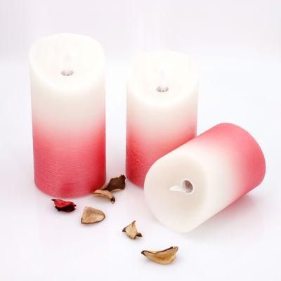 8 Hours Timing LED Light Candle with Swing Wick for Outdoor Decora