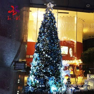 Wellhead Artificial LED Programmable LED Colorful Christmas Ball Tree