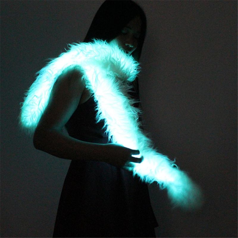 Knitted LED USB Electric Charging Christmas Scarf