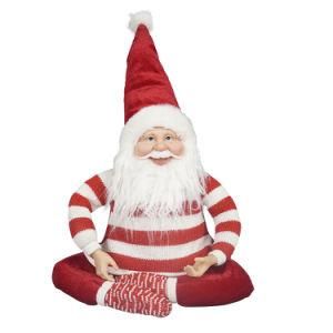 New Arrive Fabric Yogo Santa Christmas Decoration for Home Decor and Gift