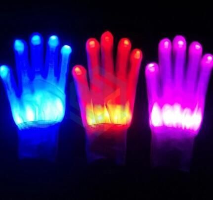 Party Promotional Colorful Flashing LED Gloves