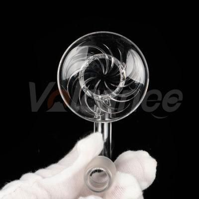 Volcanee New Style Quartz Banger 20mm Beveled Edge Top Bucket for Glass Water Pipe, Quartz Banger