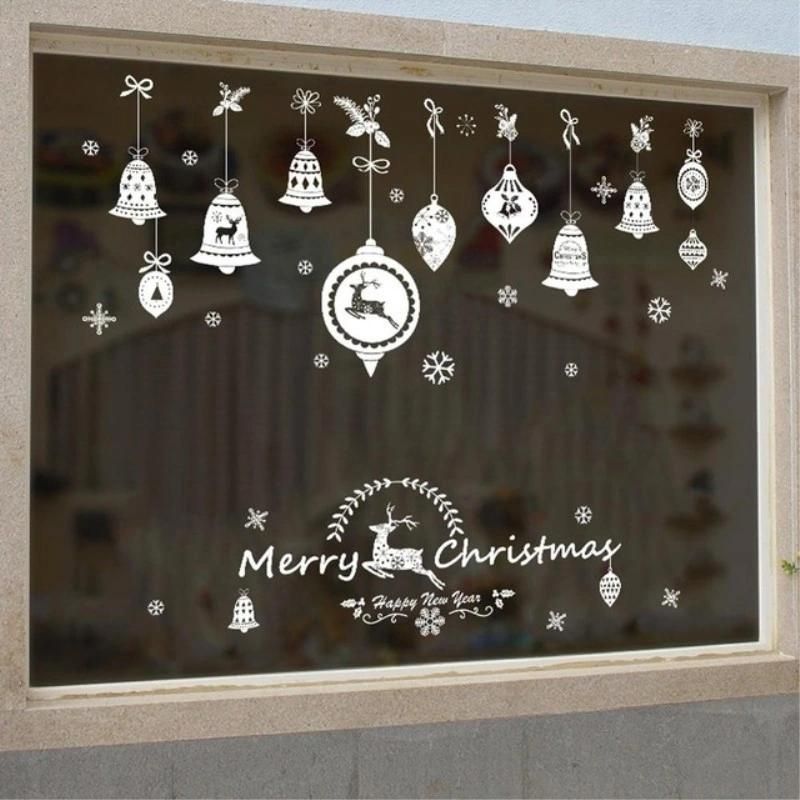 Christmas Window Sticker and Wall Stickers for Bell Elk