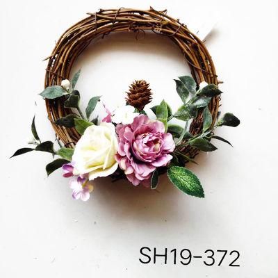 Artificial Real Flower Silk Rose Flower Decorative Artificial