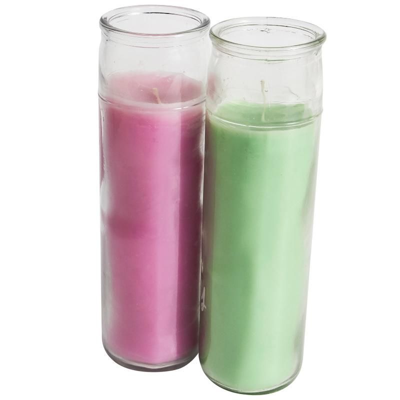 Rainbow Votive Candle Glass Jar Candles Wholesale