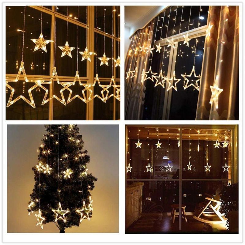 Star Curtain Lights Batteries Operated Window Curtain Lights