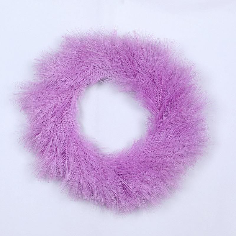 Mink Colored Silk Garlands POM Free Private Wholesale Family and Shopping Malls with Christmas Garland