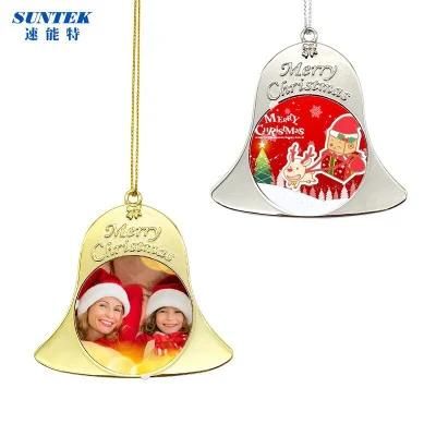 Sublimation Double-Side Metal Christmas Ornament-Bell