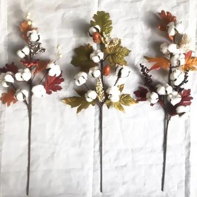 Natural Cotton Branches Stems Home Supermarket Hotel Decoration