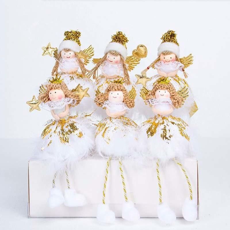 Cute Christmas Home Decor Table Decoration Ornament Angel Toy Doll