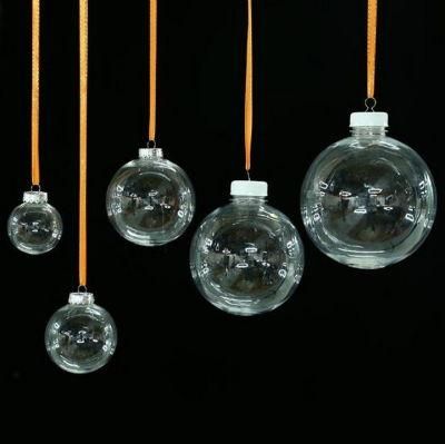 Transparent PET Plastic Party Christmas Tree Pendant Decorative Ball