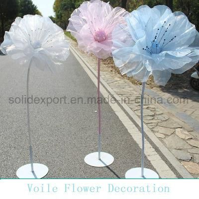 Handmaking Voile Flower Props Decoration for Wedding Decoration