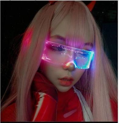 LED Glasses EL Wire Neon Men Women Party Dropshipping Agent