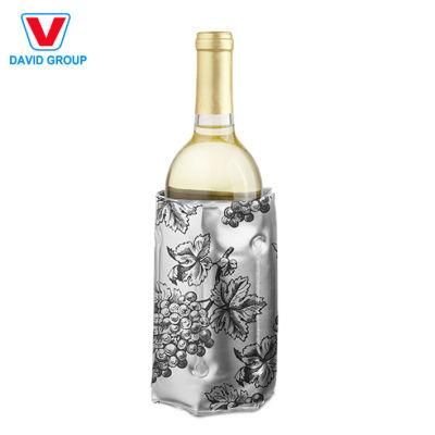 Reusable Gel Ice Pack Wine Bottle Cooler Neck Shrink Sleeve