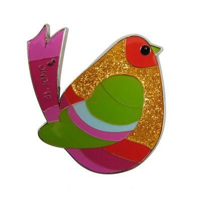 Wholesale Reusable Poppy Round Logo Bottle Opener Resin Button Pin Souvenir (PIN-073)