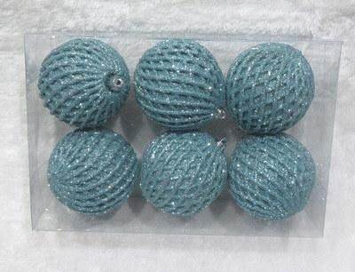 New Design Fruit Net Plastic Ball with Glitter Painted